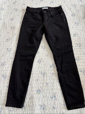 Loft Curvy Skinny Classic Black Women’s Jeans - size 2 petite